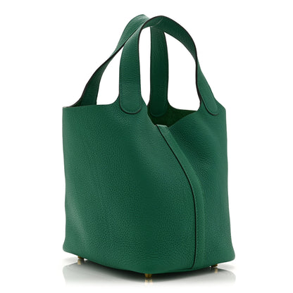 Hermes Taurillon Clemence Picotin Lock 18 PM Menthe 3 of 10
