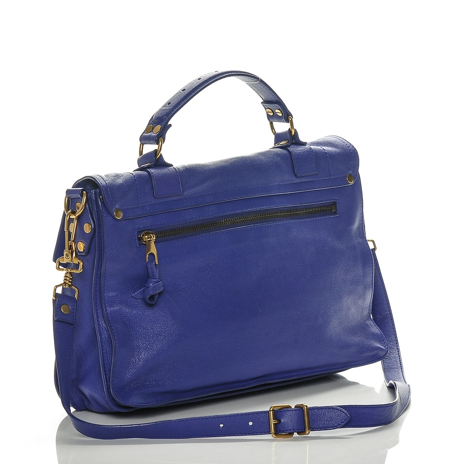 Proenza Schouler Lambskin Medium PS1 Satchel Purple Rain 3 of 6