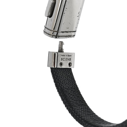 Louis Vuitton Damier Graphite Clip It Bracelet 4 of 5