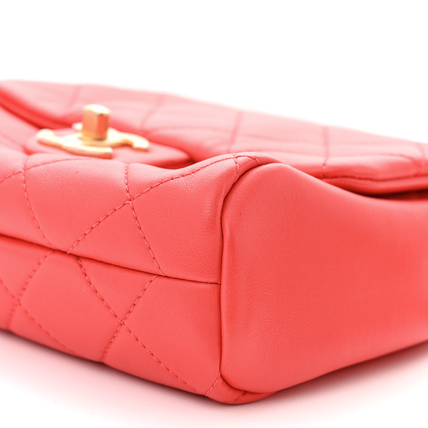 Chanel Lambskin Quilted Side-Packs Red 11 of 17