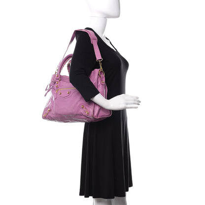 Balenciaga Agneau Giant 12 Gold Hardware City Rose Berlingot 2 of 13