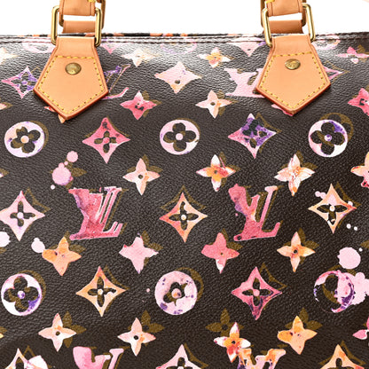 Louis Vuitton Watercolor Aquarelle Speedy 35 Brown 7 of 11