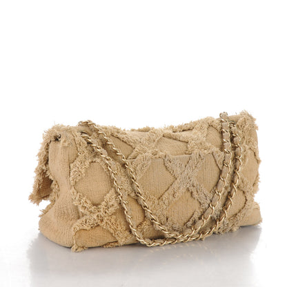 Chanel Tweed Nature Flap Dark Beige 3 of 7