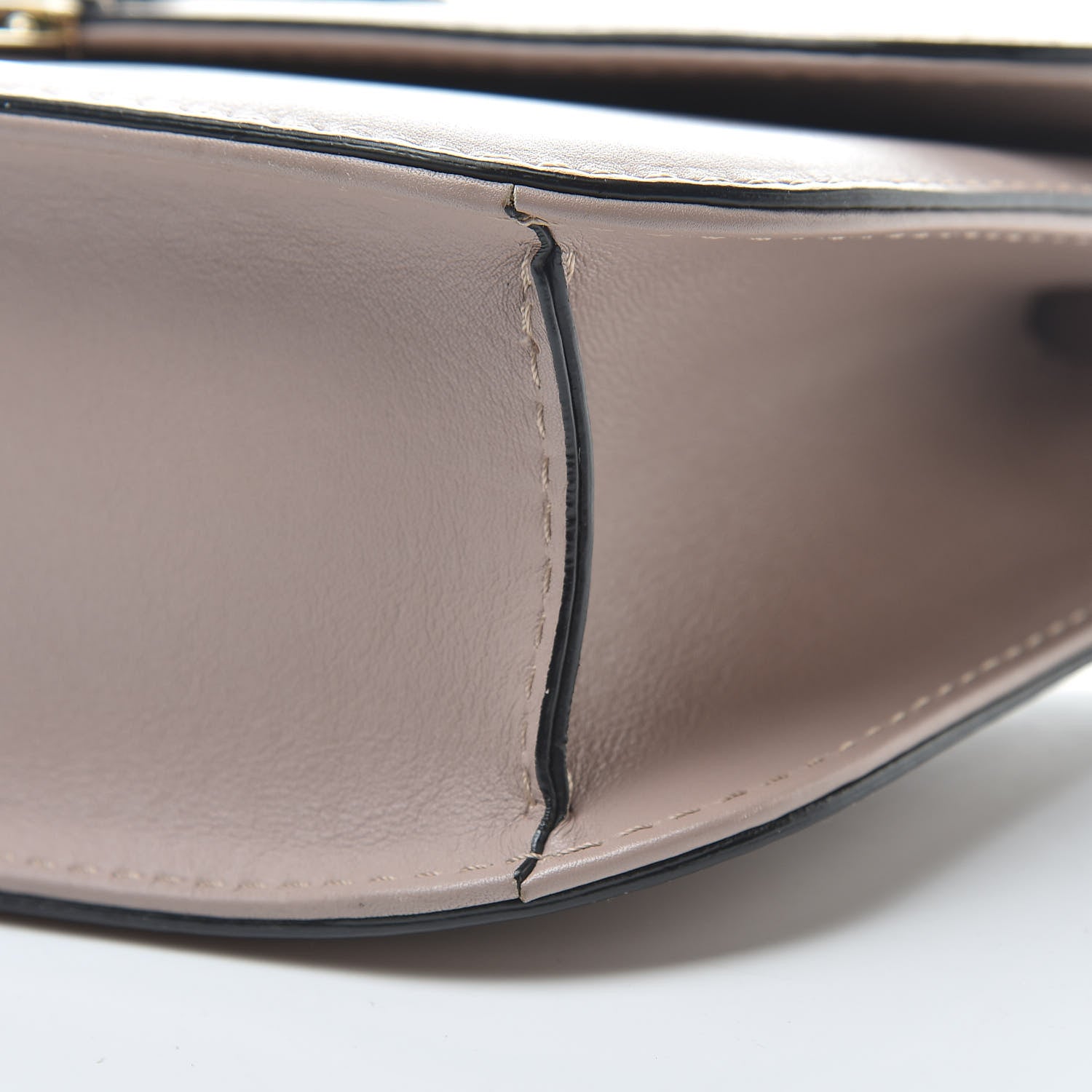 Valentino Garavani Vitello Medium Glam Lock Rockstud Flap Poudre 10 of 10
