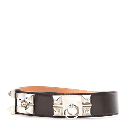 Hermes Box Collier De Chien CDC Belt 70 28 Chocolate 1 of 4