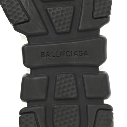 Balenciaga Neoprene Knit Womens Speed Clear Sole Sneakers 37 Black White 6 of 9