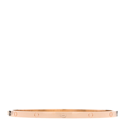 Cartier 18K Pink Gold Small LOVE Bracelet 19 2 of 8