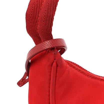 Prada Tessuto Nylon Mini Re-Edition 2000 Bag Rosso 19 of 19