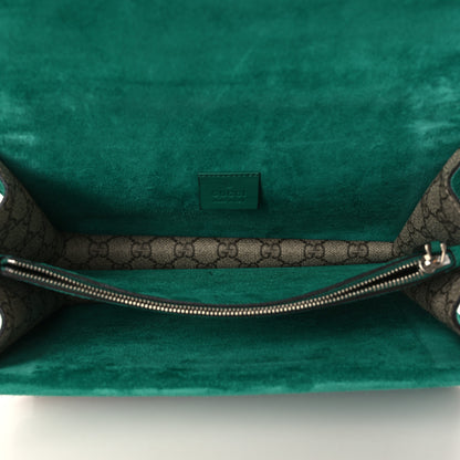 Gucci GG Supreme Monogram Willow Hill Embroidered Small Dionysus Shoulder Bag Emerald 5 of 9
