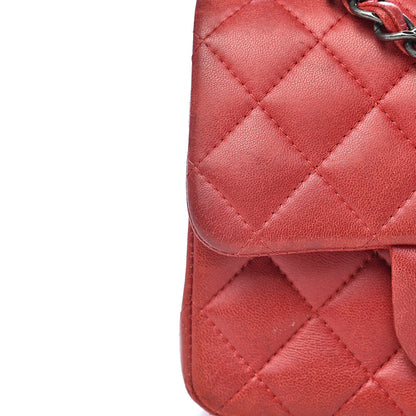 Chanel Lambskin Quilted Mini Square Flap Red 11 of 21