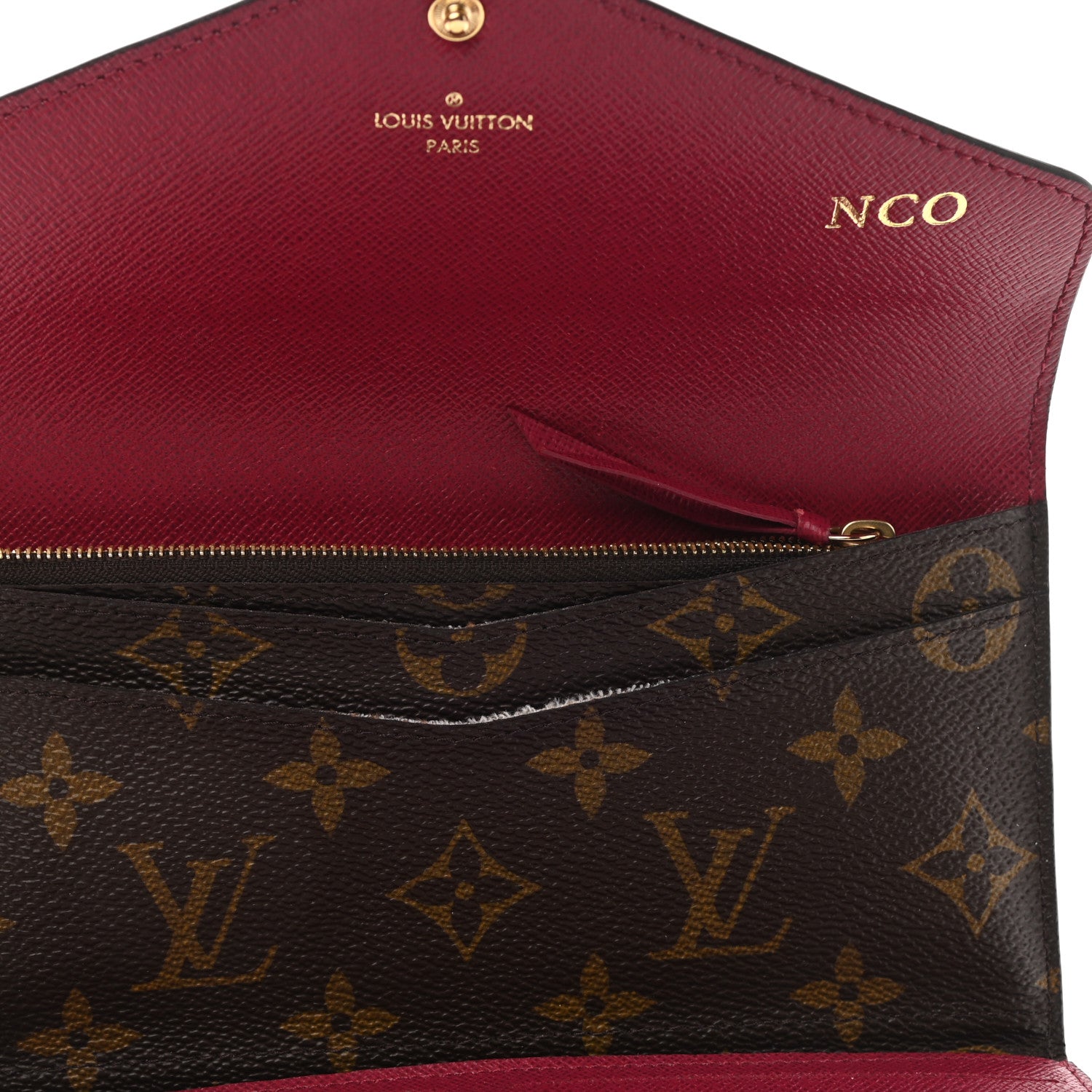 Louis Vuitton Monogram Josephine Wallet Fuchsia 5 of 9