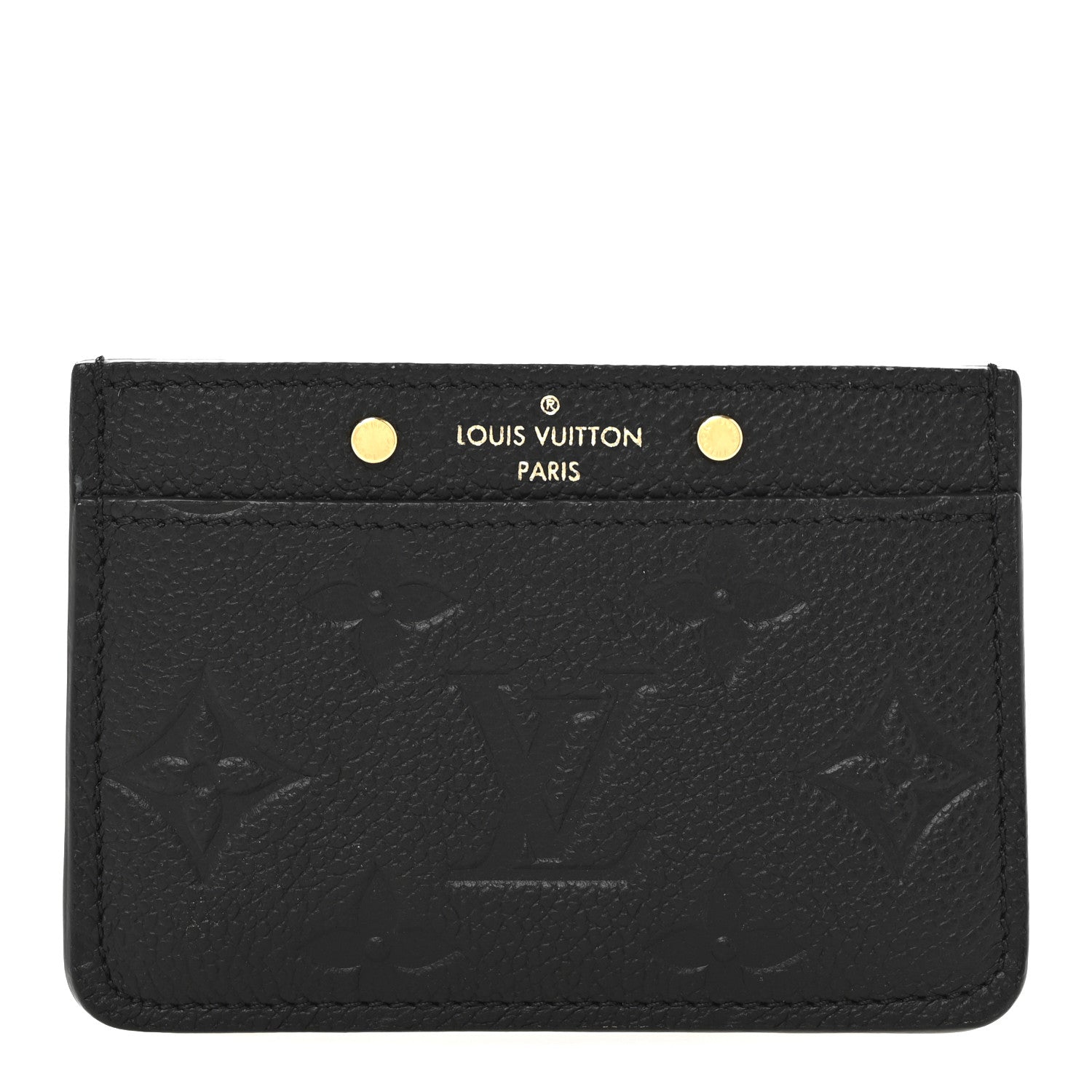 Louis Vuitton Empreinte Card Holder Black 1 of 9