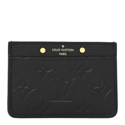 Louis Vuitton Empreinte Card Holder Black 1 of 9