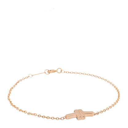 Tiffany 18K Rose Gold T Single Chain Bracelet 1 of 3