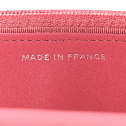 Chanel Patent Quilted Wallet On Chain WOC Pink 6 of 9