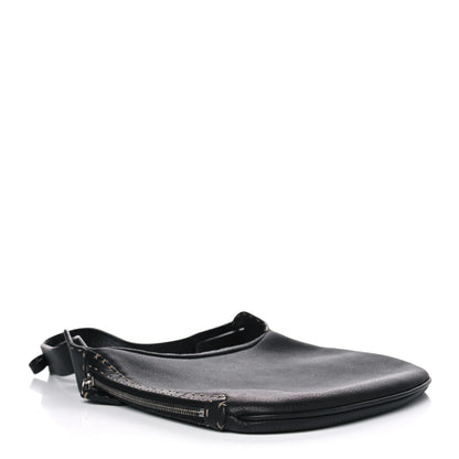 Fendi Calfskin Romano Selleria Oyster Black 3 of 4