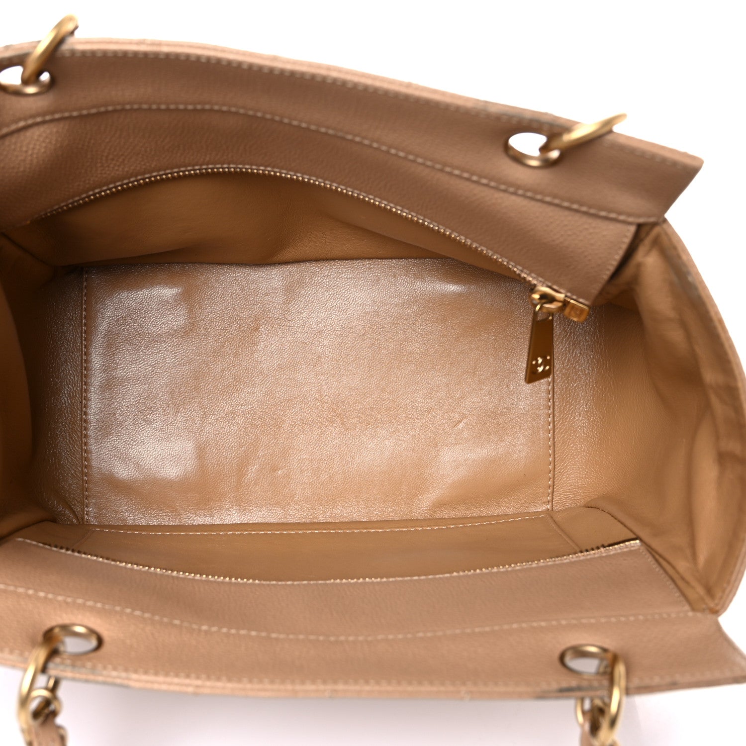 Chanel Caviar Quilted Petit Timeless Tote PTT Beige 5 of 21