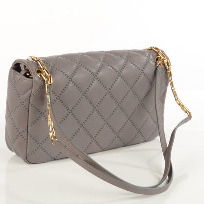 Chanel Calfskin Quilted Large Retro Chain Flap Grey 3 of 8