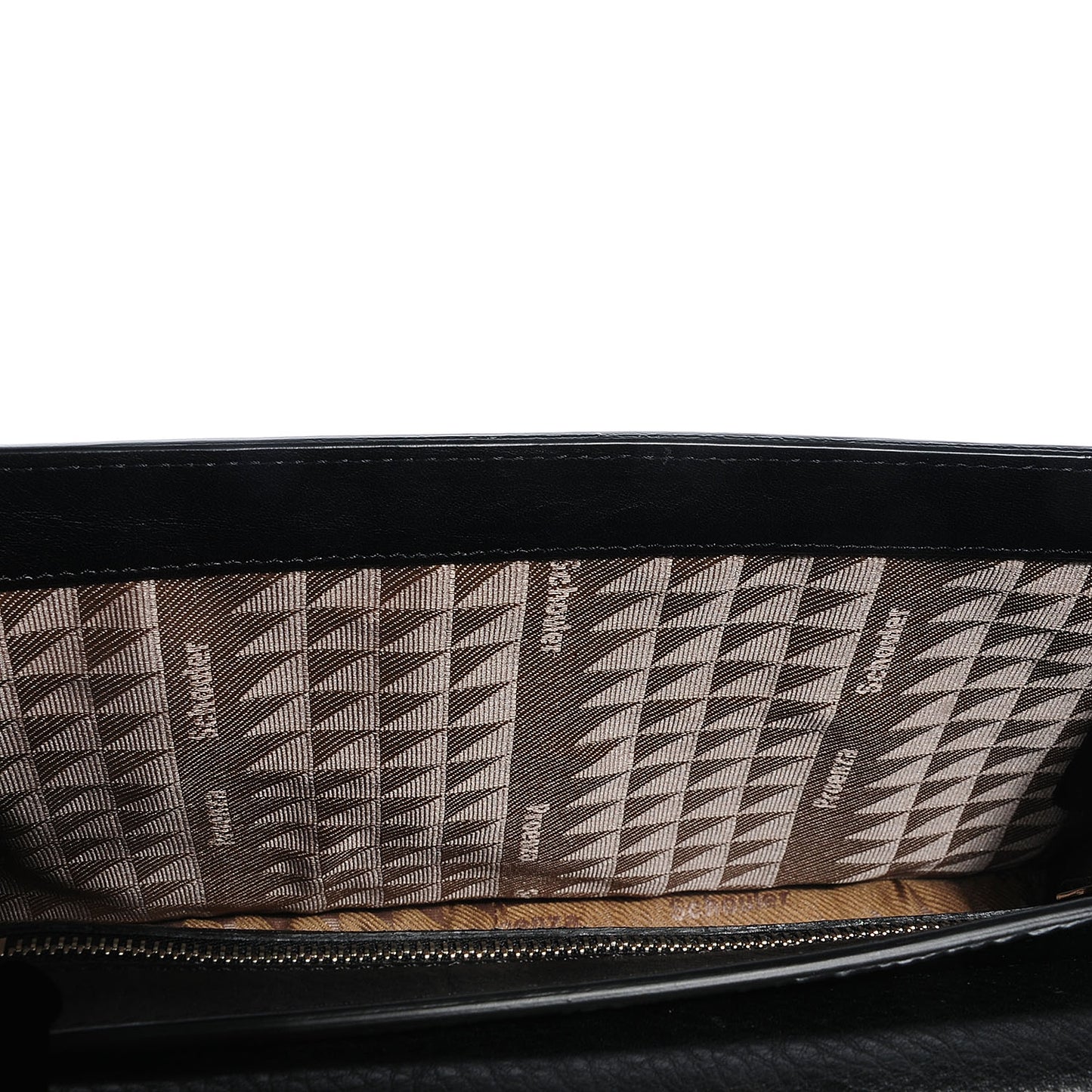 Textured Leather PS11 Classic Shoulder Bag Black