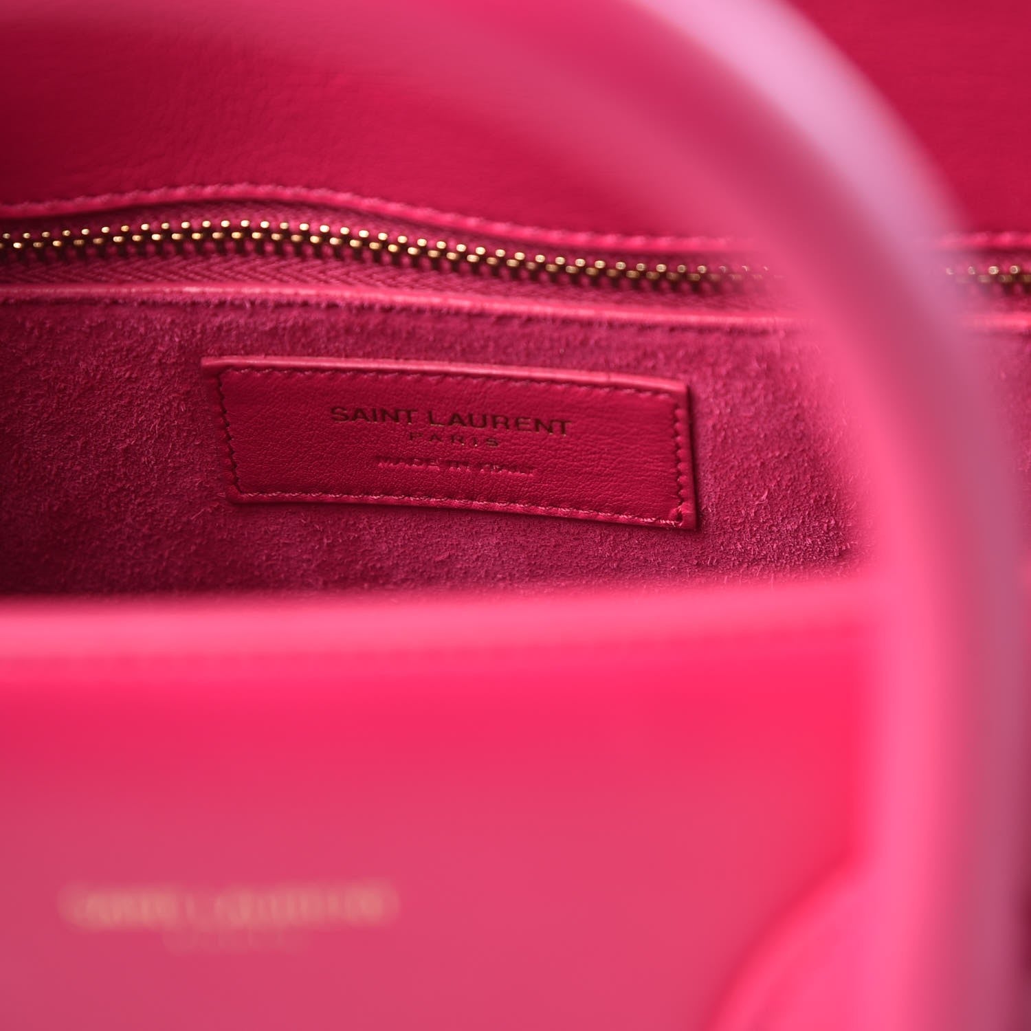 Saint Laurent Calfskin Small Sac De Jour Bubblegum 7 of 8