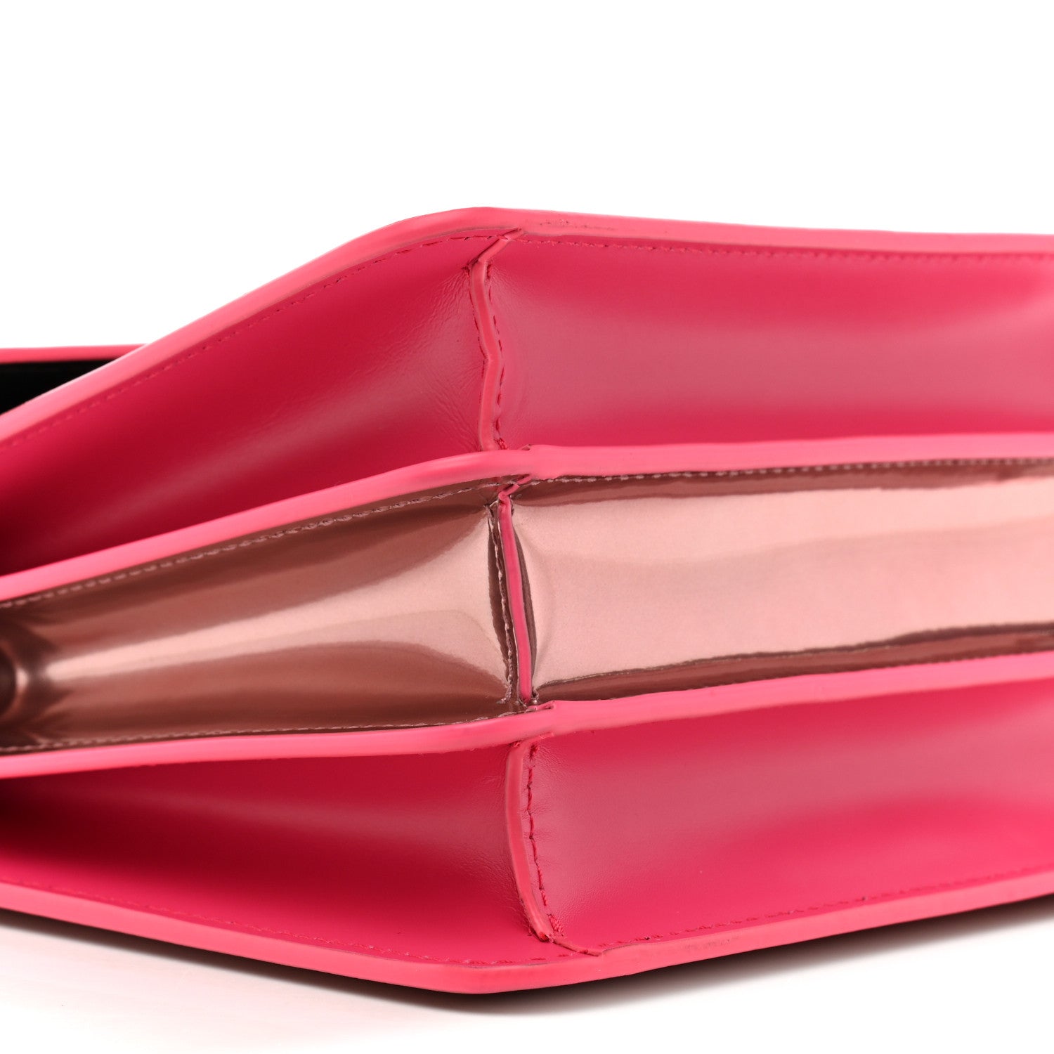 Bulgari Metallic Calfskin Serpenti Forever Top Handle Pink 10 of 15