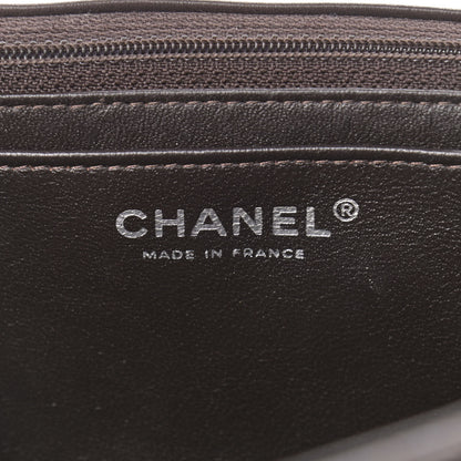 Chanel Washed Lambskin Quilted Jumbo Hybrid Reissue Flap Dark Brown 5 of 11