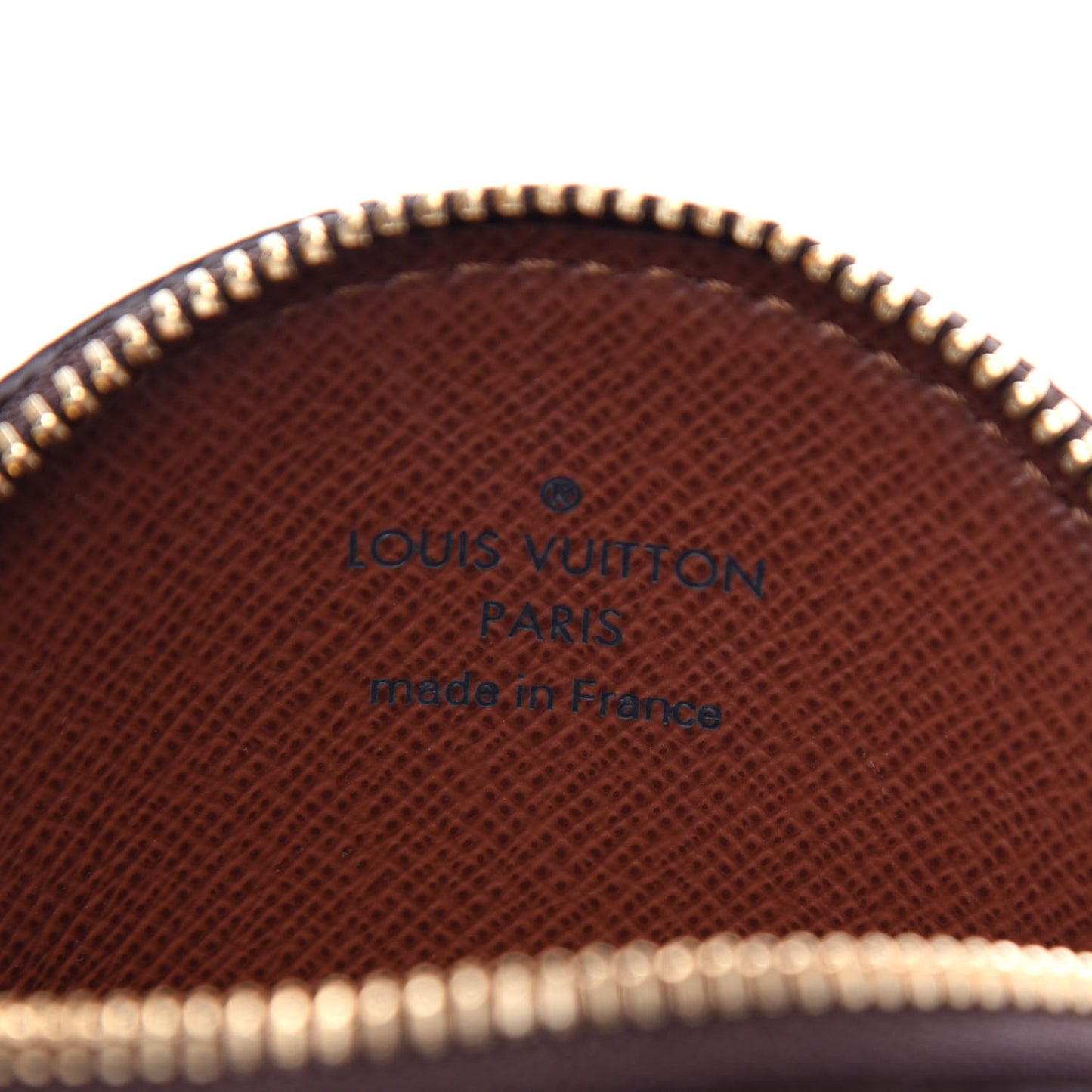 Monogram Round Coin Purse