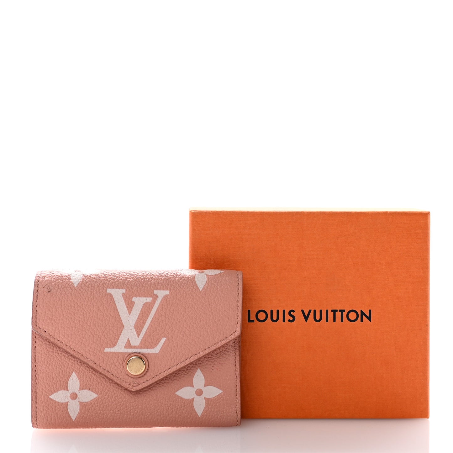 Empreinte Monogram Giant Victorine Wallet Rose Trianon Creme
