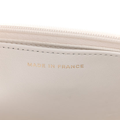 Chanel Caviar Quilted Enamel Coco Casino Wallet On Chain WOC White 7 of 12