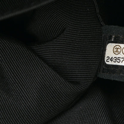 Chanel Calfskin Quilted XXL Travel Flap Bag Black 7 of 16