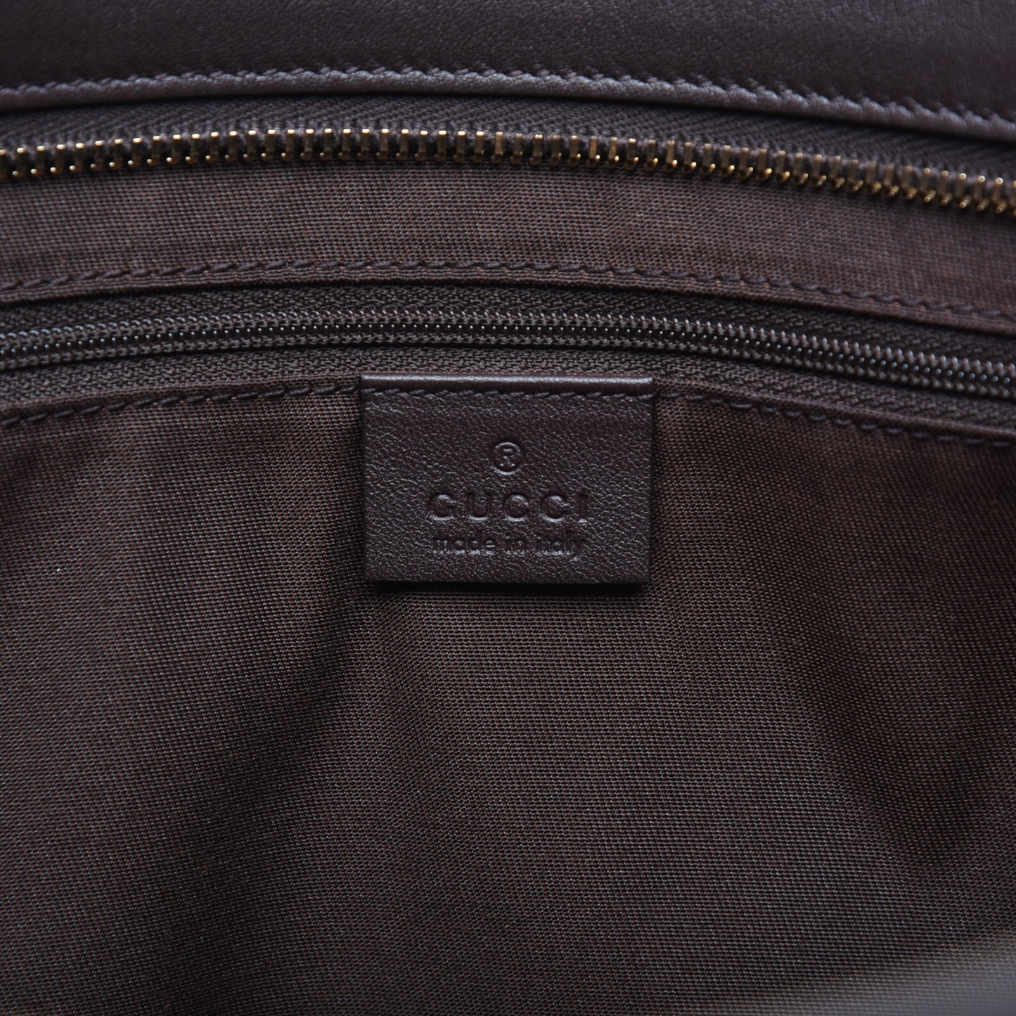 GG Supreme Monogram Medium Joy Tote Dark Brown