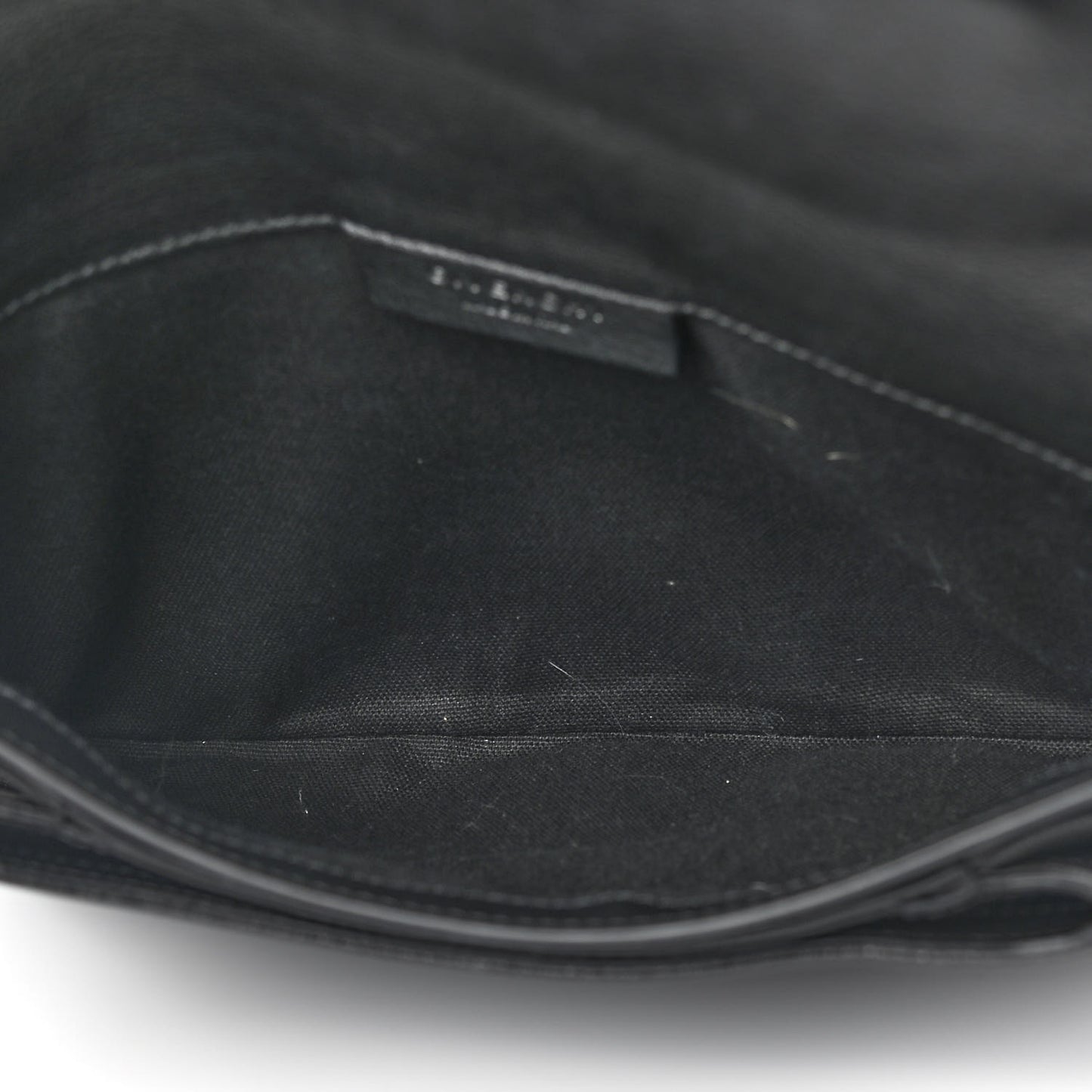 Sugar Goatskin Medium Antigona Envelope Clutch Black