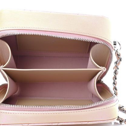 Chanel Iridescent Calfskin Quilted Camera Bag Pink 4 of 6