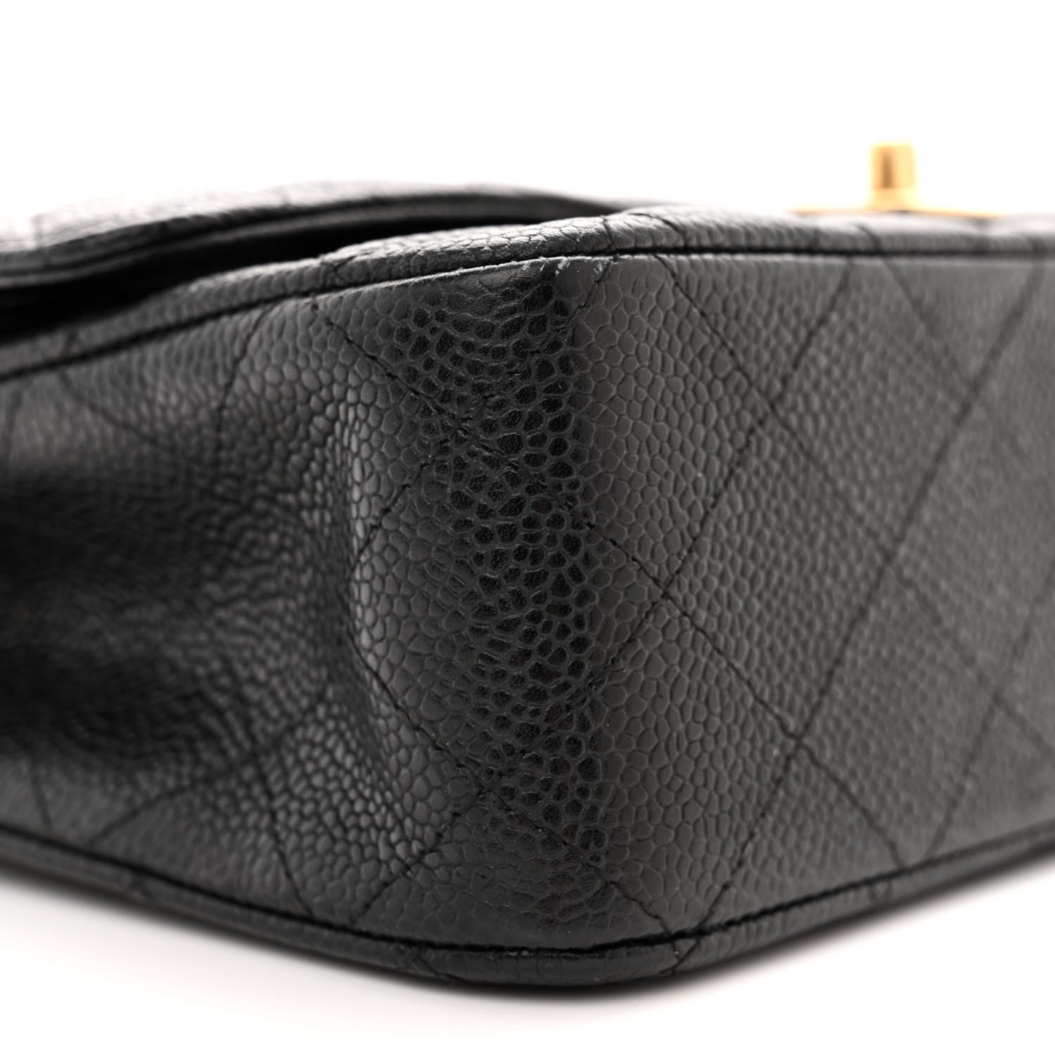 Chanel Caviar Quilted Medium Double Flap Black 10 of 13