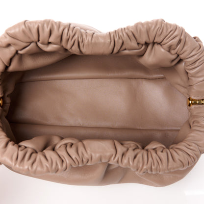 Mansur Gavriel Lambskin Cloud Mini Clutch Biscotto 5 of 10