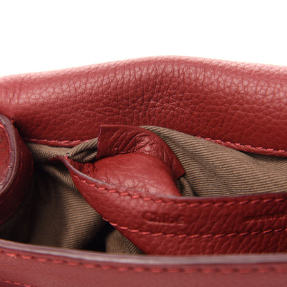 Chloe Calfskin Mini Marcie Round Crossbody Bag Red 9 of 12