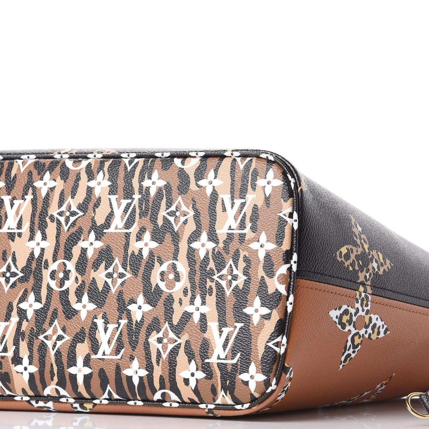 Monogram Giant Jungle Neverfull MM Black