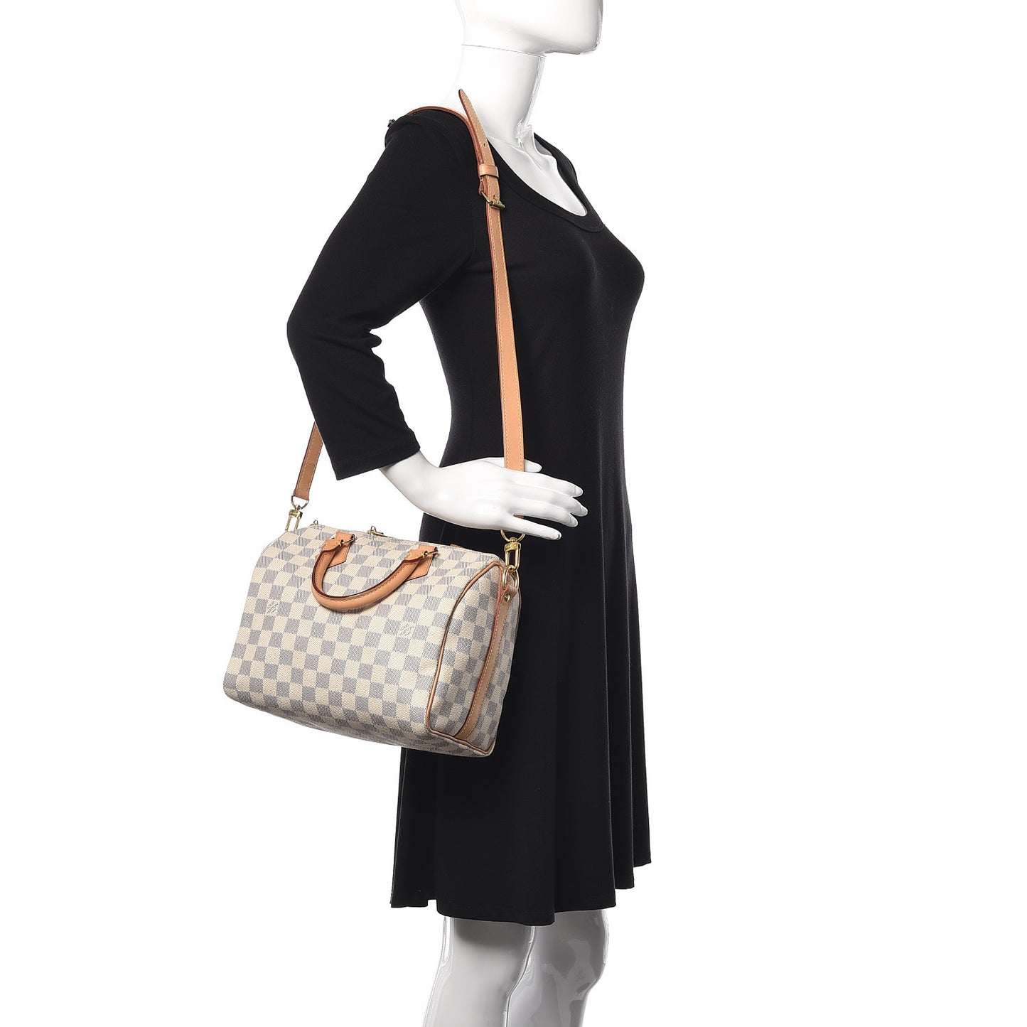 Damier Azur Speedy Bandouliere 25
