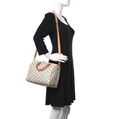 Louis Vuitton Damier Azur Speedy Bandouliere 25 2 of 10