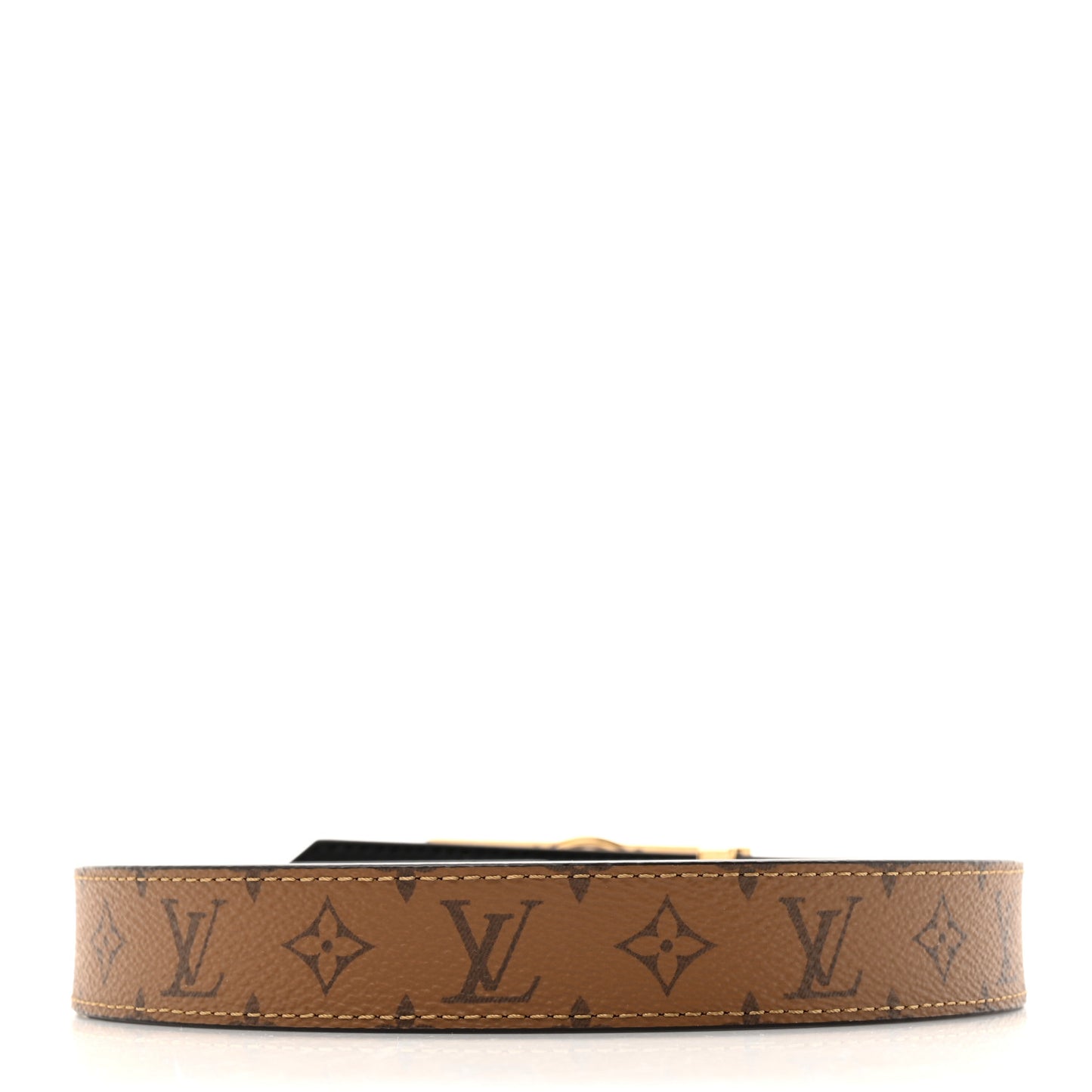 Monogram 25mm Dauphine Reversible Belt 85 34 Tan