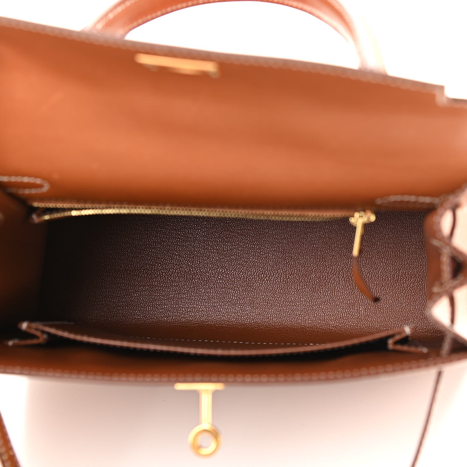 Hermes Barenia Kelly Sellier 25 Fauve 5 of 14