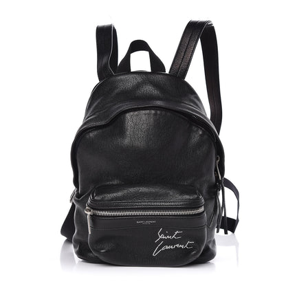 Saint Laurent Lambskin Mini Toy City Backpack Black 1 of 13