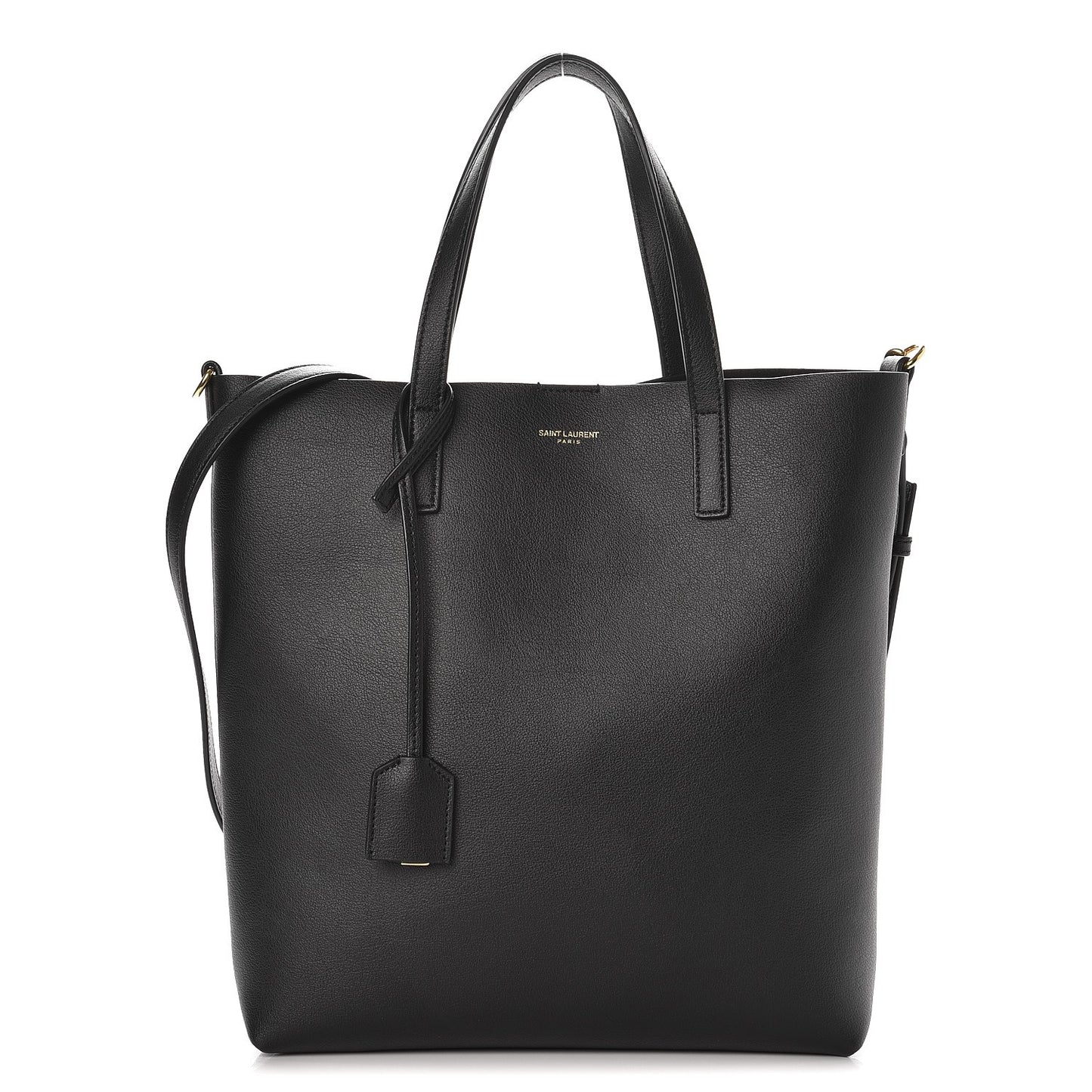 Calfskin Toy Shopping Tote Black