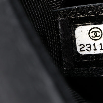 Chanel Goatskin Quilted Medium Boy Handle Flap Black 7 of 12