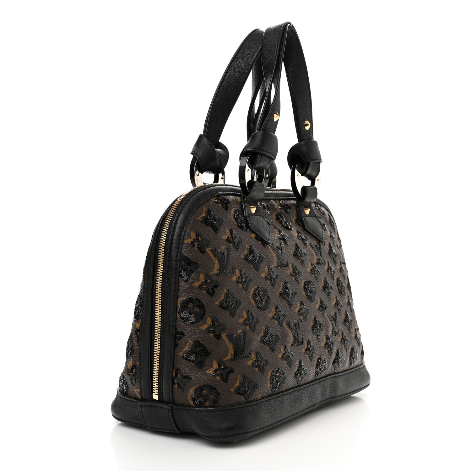 Louis Vuitton Monogram Sequins Eclipse Alma Black 3 of 14