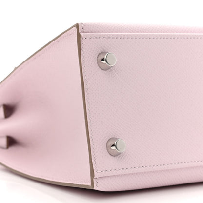 Hermes Epsom Kelly Sellier 25 Mauve Pale 8 of 10