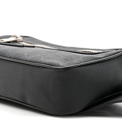 Gucci Soft GG Supreme Monogram Web Belt Bag Black Grey 9 of 10