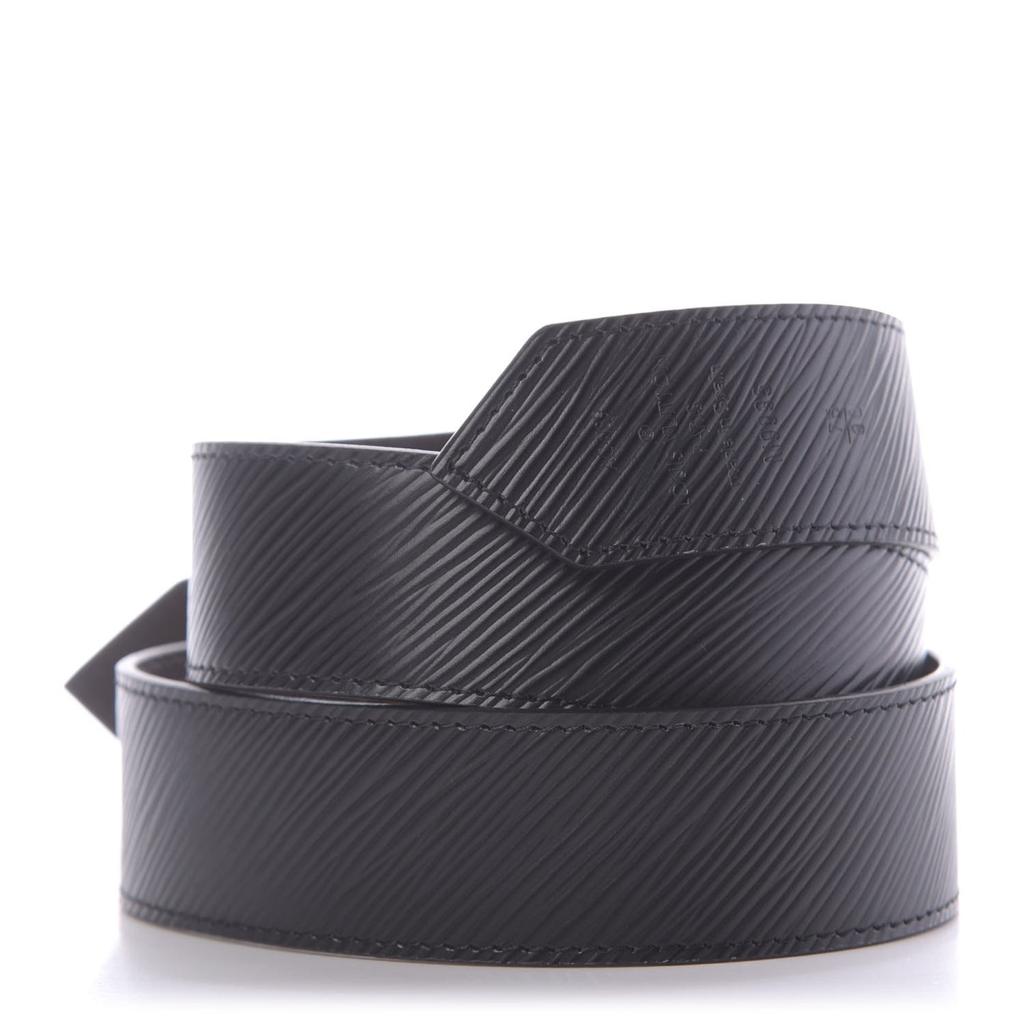 Monogram Epi 35mm LV Circle Reversible Belt 75 30 Black
