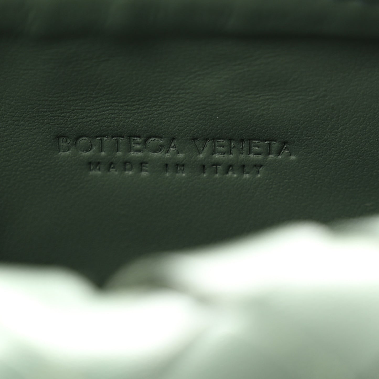 Calfskin Nappa Intrecciato Candy Wallace Aloe