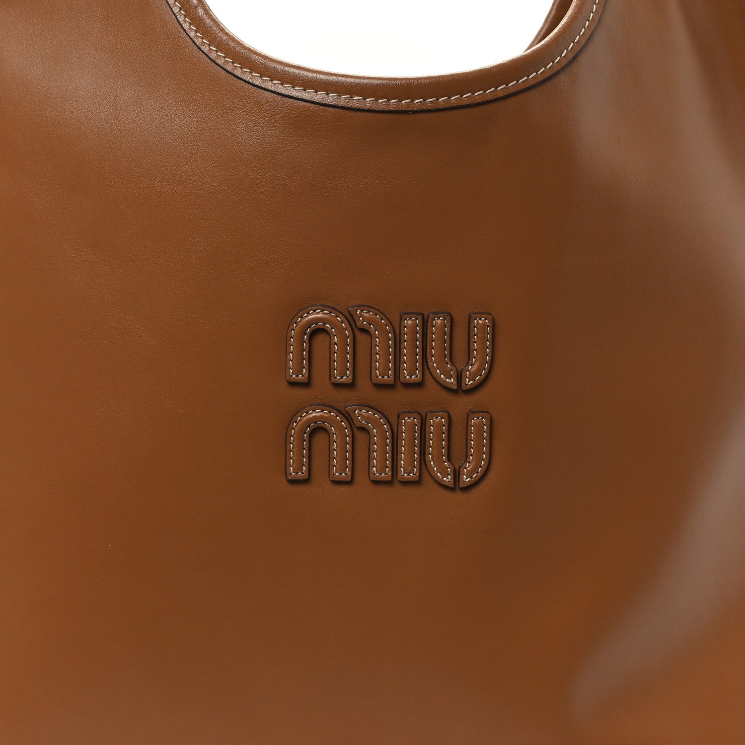Miu Miu Nappa Ivy Bag Caramel 8 of 11
